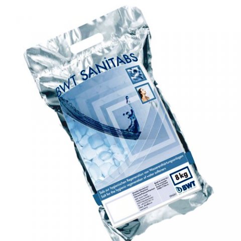 BWT AQA regenerating salt with hygiene effect, Sanitabs, 8kg
