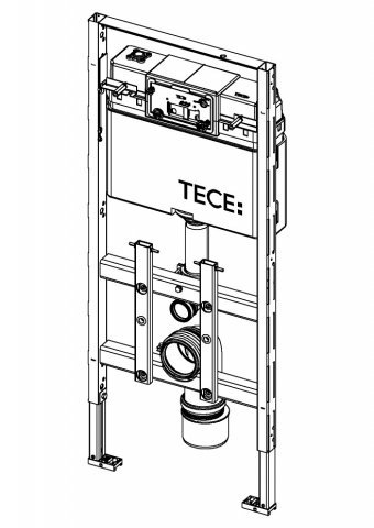 TECElux WC module 400, height 1120 mm