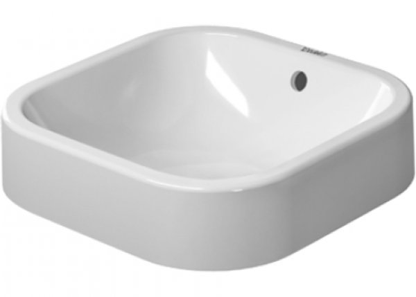 Duravit Top basin Happy D.2 40cm with overflow, without tap hole bench