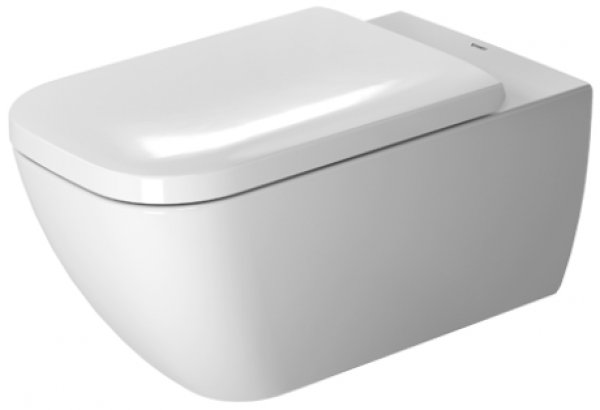Duravit Happy D.2 wall-mounted WC Happy D.2 Wash-down washer, rimless, extended model