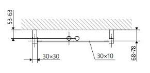 Radiateur de salle de bain HSK Line Aero largeur : 60cm, hauteur : 120 cm