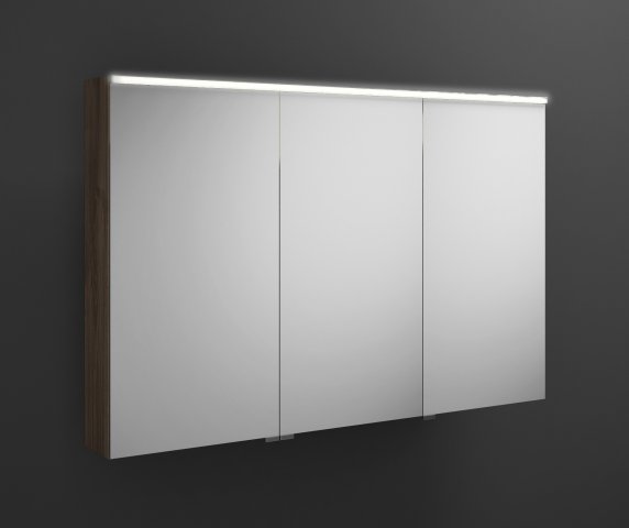 Armoire De Toilette Burgbad Eqio Avec Eclairage Led Horizontal Charniere De Porte Centrale Droite Spgs120l Largeur