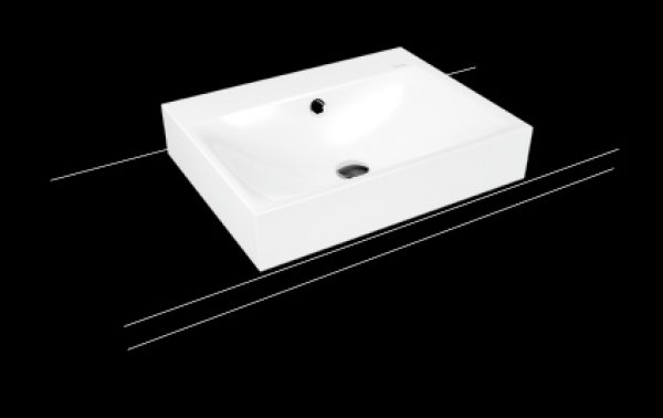 Kaldewei Silenio Countertop washbasin 3042 600x460x120 mm
