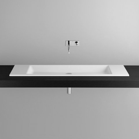 Bette Aqua built-in washbasin without tap hole, A046 1400 x 495 mm