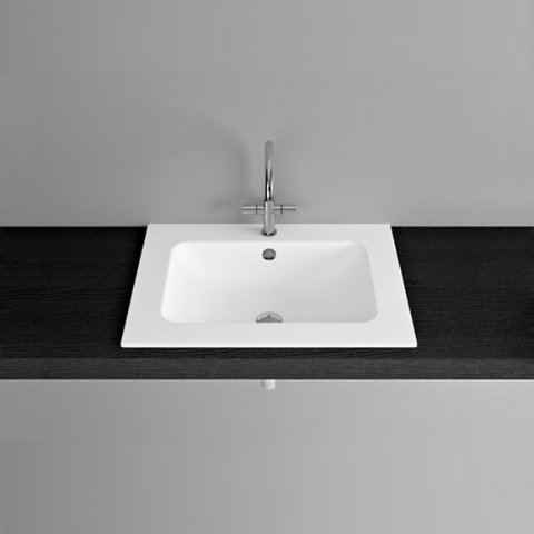 Bette One built-in washbasin without tap hole, A127 700 x 530 mm