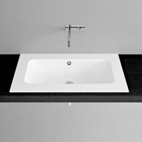 Bette One built-in washbasin without tap hole, A128 900 x 530 mm