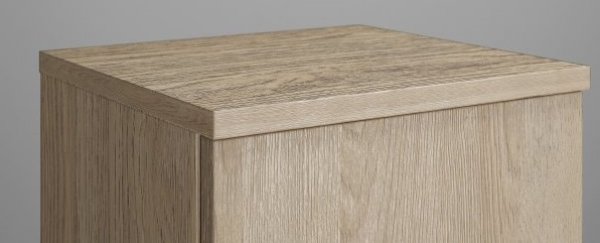 Burgbad Cover plate for half-height cupboard APCU035, same finish as front