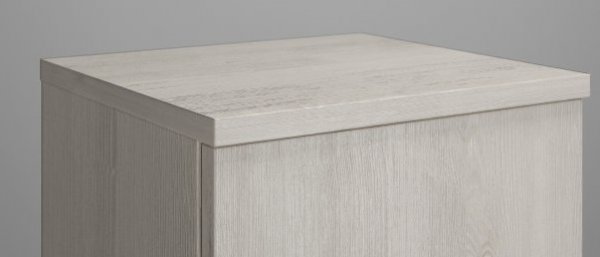 Burgbad Cover plate for half-height cupboard APCU035, same finish as front
