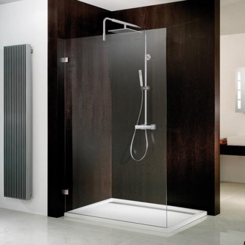 HSK Atelier Pur frameless Walk In Glass element AP.75, up to 1200x2000mm, left stop