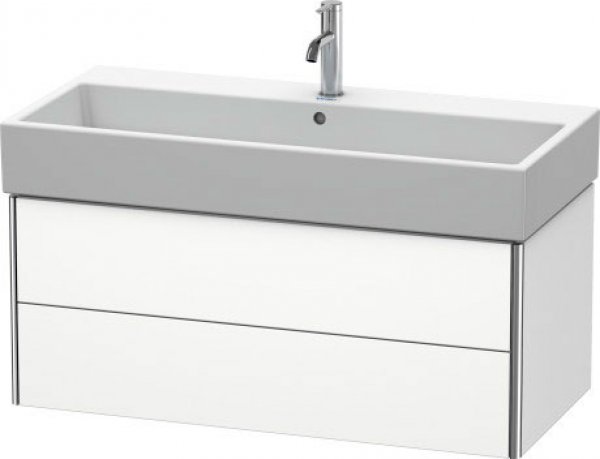 Duravit XSquare Vanity unit wall-hung 98.4x 46.0 cm, 2 drawers, for wash basin Vero Air 235010