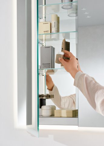 Geberit One mirror cabinet, 850x1000x160mm, incl. lighting, 2 doors, 500493001