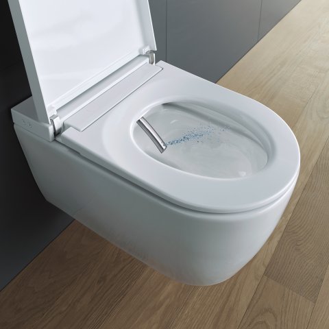 Duravit SensoWash Wasch Dusch WC Starck Lite mit Sitzheizung und Föhn 65000101