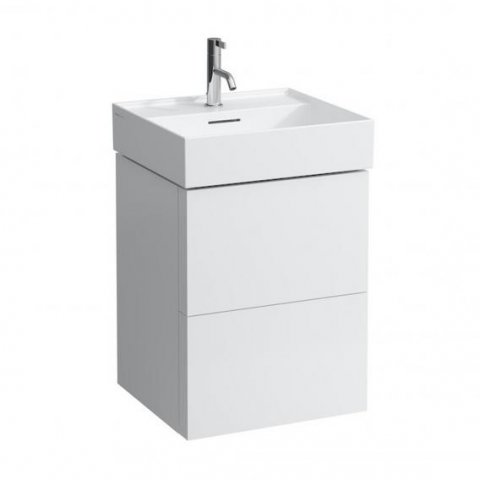 Meuble De Toilette Kartell Adapte Au Lavabo 810332 2 Tiroirs 480x600x450