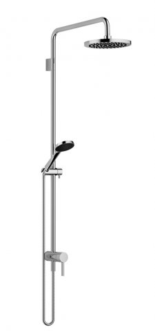 Dornbracht Showerpipe with single-lever shower mixer, 450 mm projection for stand shower, 220 mm head shower, 36112970
