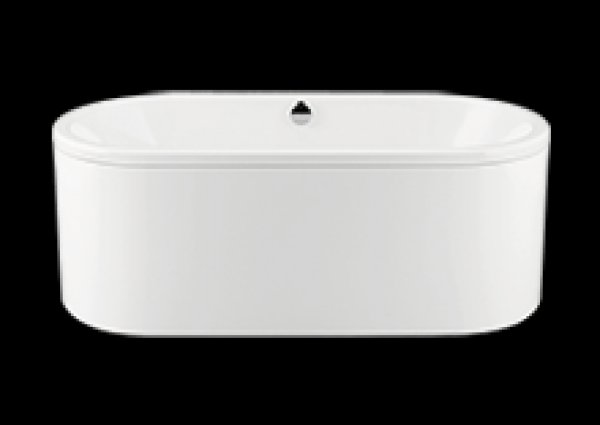 Kaldewei Classic Duo Oval, freestanding bathtub 111-7, 180x80x42 cm, with apron exterior color alpine white