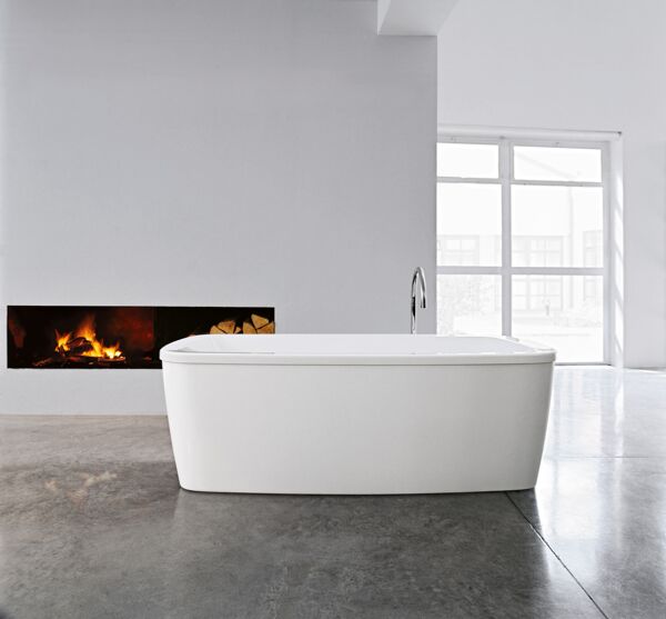 Laufen Badewanne freistehend mit Schürze, Palomba mit ...