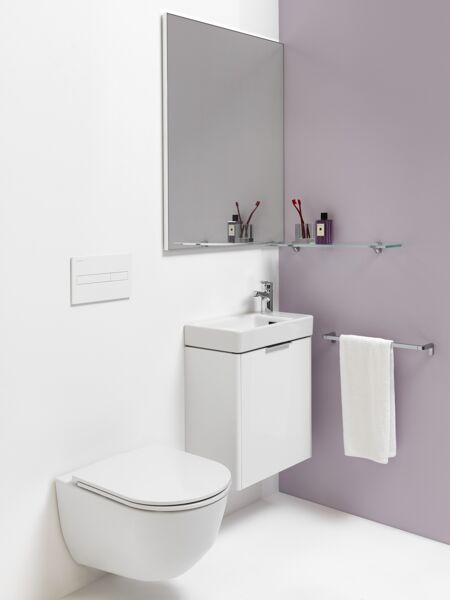LAUFEN Pro WC-Sitz mit Deckel slim mit Absenkautomatik, weiß -  H8989660000001