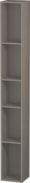 Duravit L-Cube shelf unit, width 180mm, depth 180mm, vertical, 5 compartments