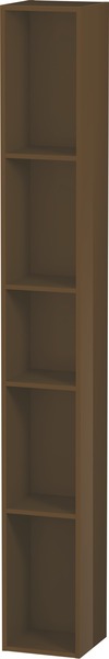 Duravit L-Cube shelf unit, width 180mm, depth 180mm, vertical, 5 compartments