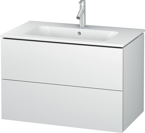 Duravit L-Cube Vanity unit wall-mounted, width 820mm, depth 481, 2 drawers, suitable for 
