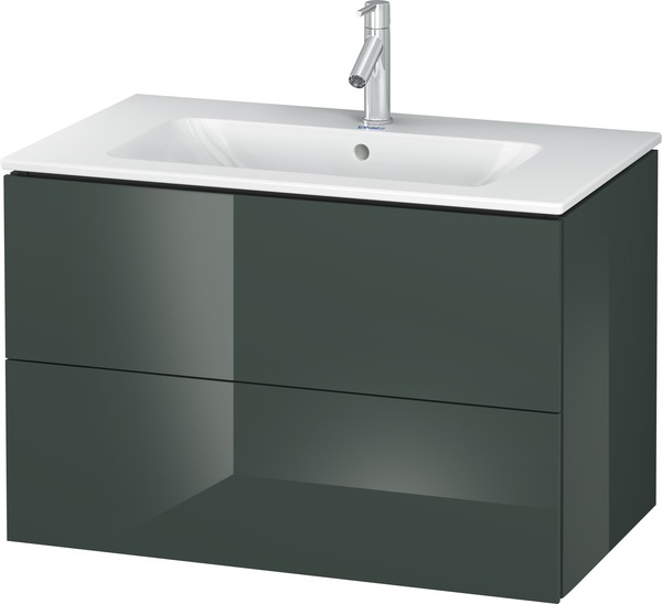 Duravit L-Cube Vanity unit wall-mounted, width 820mm, depth 481, 2 drawers, suitable for 