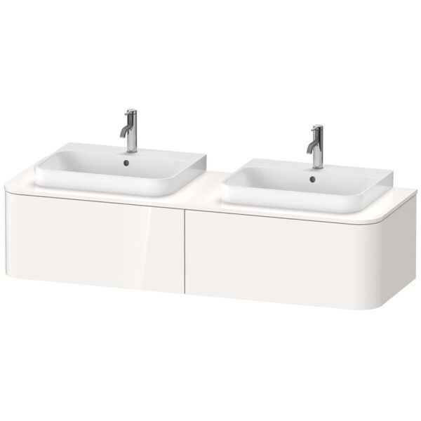 Duravit Happy D.2 Plus Vanity unit base for wall-mounted console, 1600x550 mm, 2 pull-outs, for 2 top-mounted basins