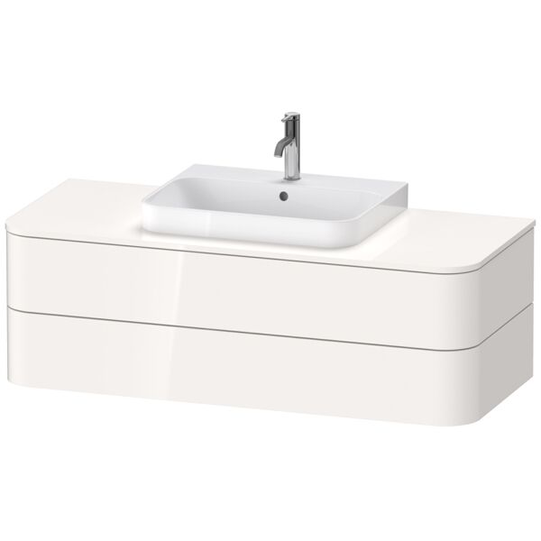 Duravit Happy D.2 Plus Vanity unit for wall-mounted console, 1300x550 mm, 2 drawers, for top-mounted basins