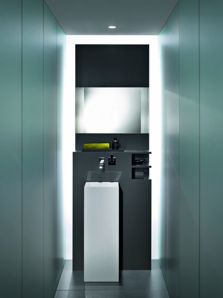 Alape Waschtisch WT.RX325QS, quadratisch B: 329mm H: 900mm T: 367mm