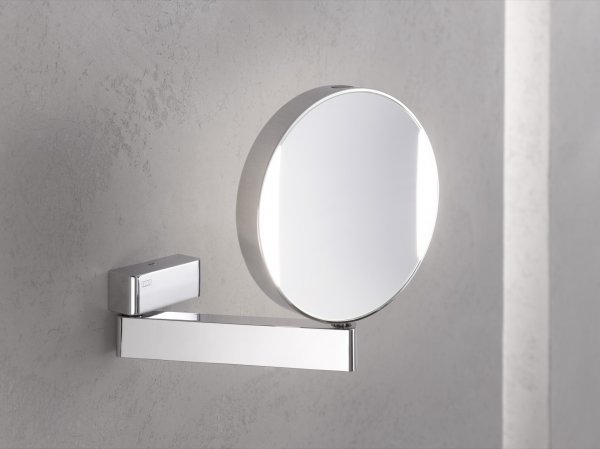 Espejo Maquillaje Con Luz Y Aumento 3x, Redondo, Espejo De Aumento