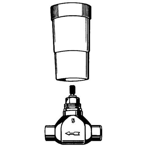 Grohe Unterputzventil Unterteil, DN 15 mit Lötanschluss