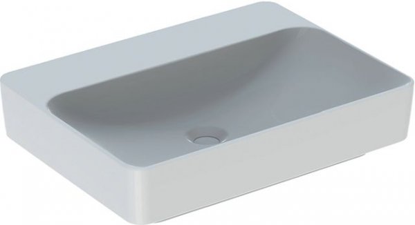 Keramag VariForm Countertop washbasin rectangular, 600x450mm, with tap hole, without overflow
