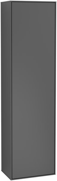 Villeroy und Boch Finion Tall cabinet G48000, 418x1516x270mm, hinge left, with LED lighting