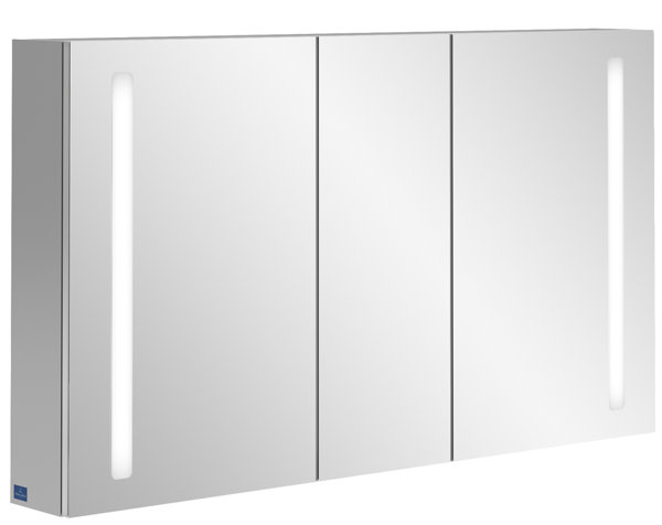 Villeroy & Boch My View 14 mirror cabinet A42413, 1300 x 750 x 173 mm, with LED lighting vertical