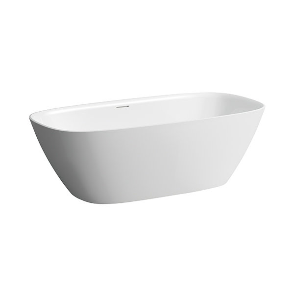 Laufen bathtub INO 1700x750x520 freestanding oval white