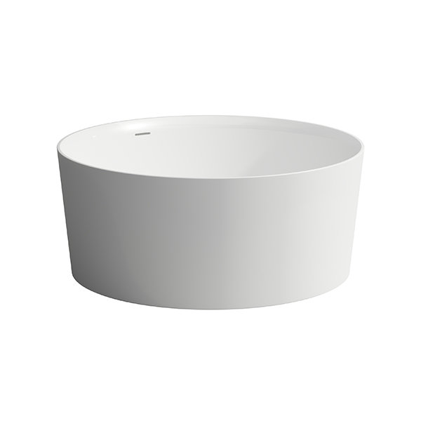 Laufen VAL Bath tub, 1300x1300x505, free-standing, round, integrated overflow channel