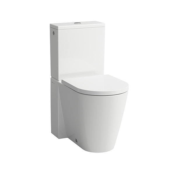 Laufen Kartell free-standing WC for cistern, dishwasher, without rim, 370x660x430