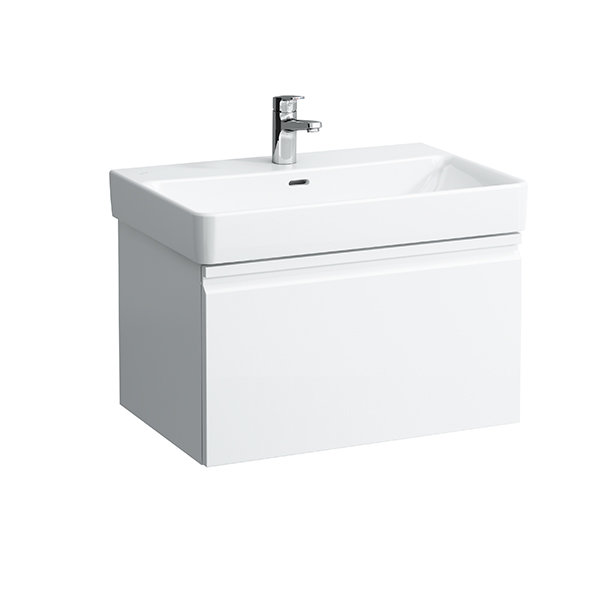 Laufen Pro S Vanity unit 1 internal drawer, 1 drawer, for Wash basin 810967, 665x450x390