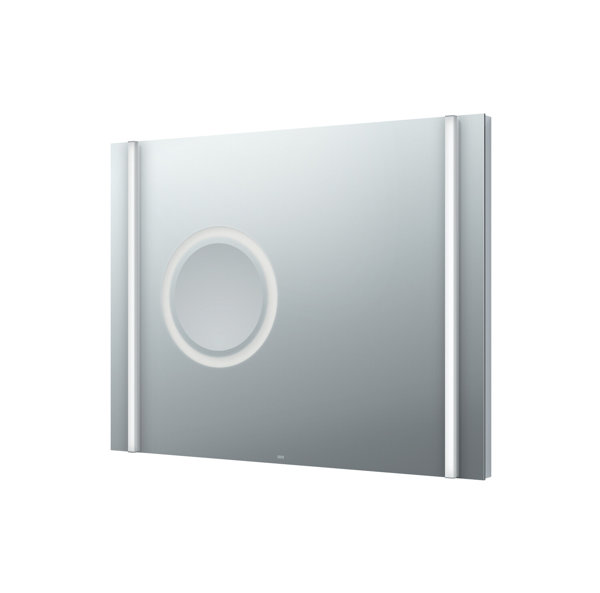 Emco light mirror select, LED light mirror select, 800 x 610 mm with integrated LED shaving and cosmetic mirror