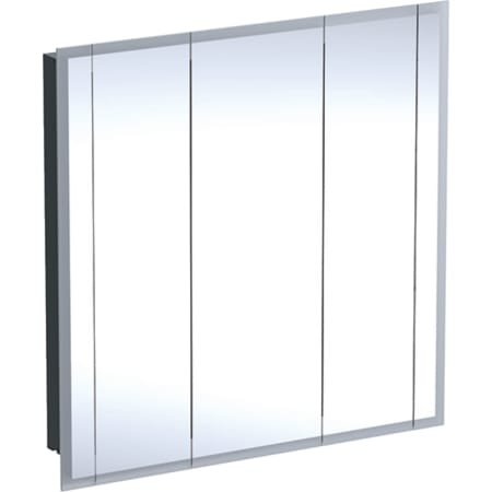 Geberit One mirror cabinet, 1000x1000x160mm, incl. lighting, 3 doors, 500485001