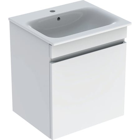 Geberit Renova Plan set with washbasin and vanity unit, 1 drawer, 60x62,2x48cm, 501915