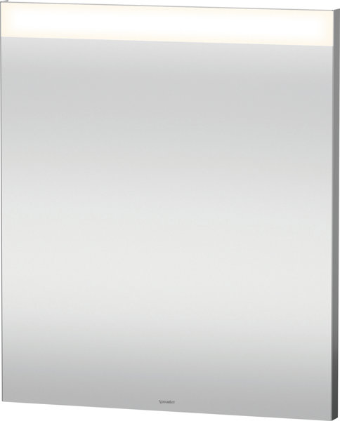 Duravit Best mirror with lighting, with sensor switching, dimming function, mirror heating, LED edge light field on top