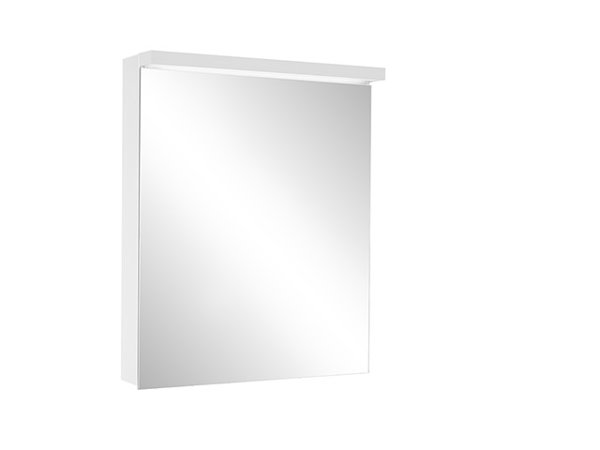 Schneider ADVANCED Line Ultimate LED illuminated mirror cabinet, 1 door hinges interchangeable, socket right, 59.5x72.6x17.8cm, 188.062.