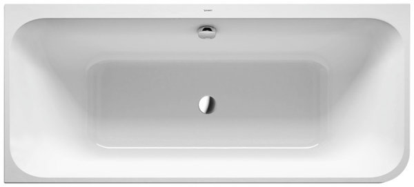 Duravit bathtub Happy D.2 180x80cm, corner left, 700316, with molded acrylic cladding and frame.