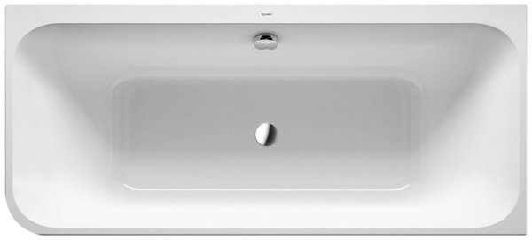 Duravit bathtub Happy D.2 180x80cm, corner right, 700317, with molded acrylic cladding and frame.