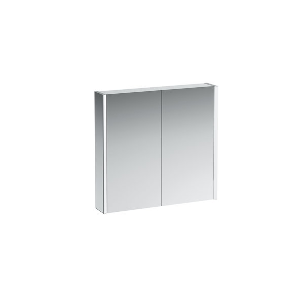 Running Frame 25 mirror cabinet, lighting vertical, stop outside, 750x800, ambience light