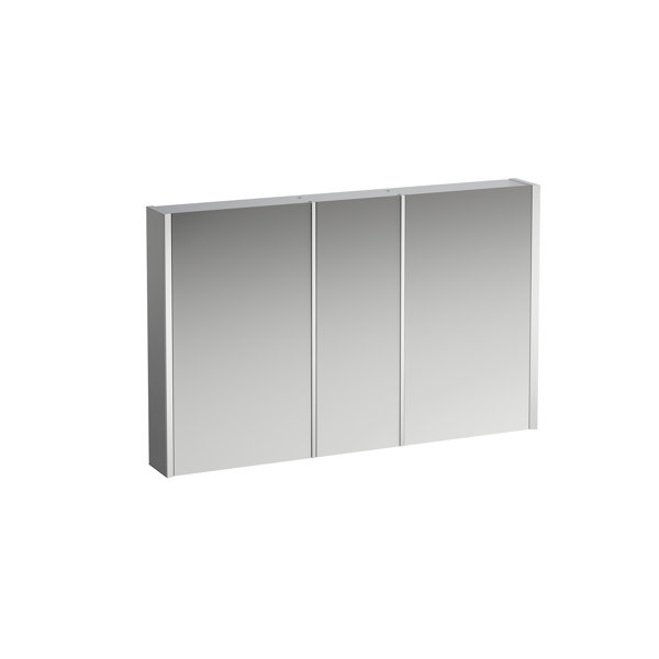 Laufen Frame 25 mirror cabinet, vertical lighting, stop outside/right, 750x1200