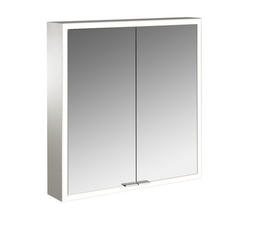 Emco asis prime Mirror light cabinet, surface mounted model, 2 doors, 600mm