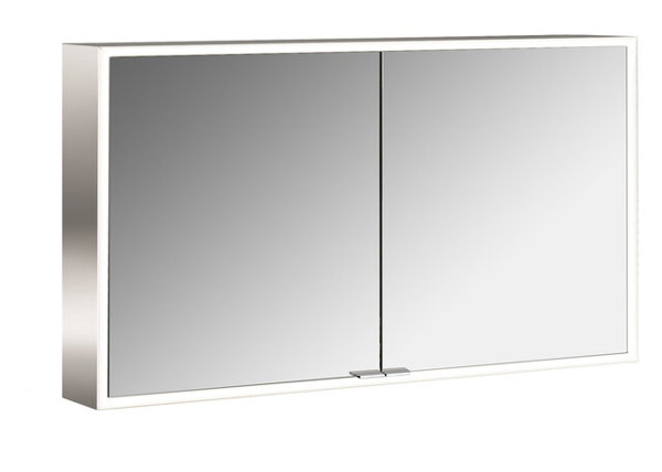 Emco asis prime Mirror light cabinet, surface mounted model, 2 doors, 1200mm