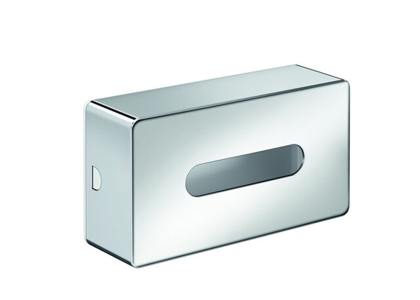 Emco loft cosmetic tissue box, wall model, chrome container