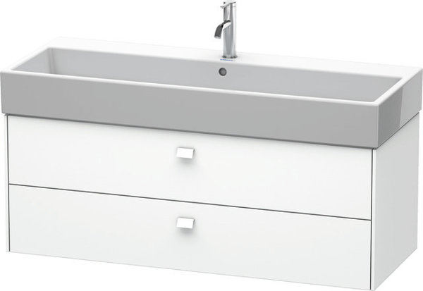 Duravit Brioso Vanity unit wall-mounted 118.4 x 45.9 cm, 2 drawers, incl. siphon cut-out and apron, for wash basin Vero Air 235012